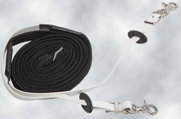 Zilco Reins White Zilco Endurance Reins - Woven Grip Stainless Steel Fittings