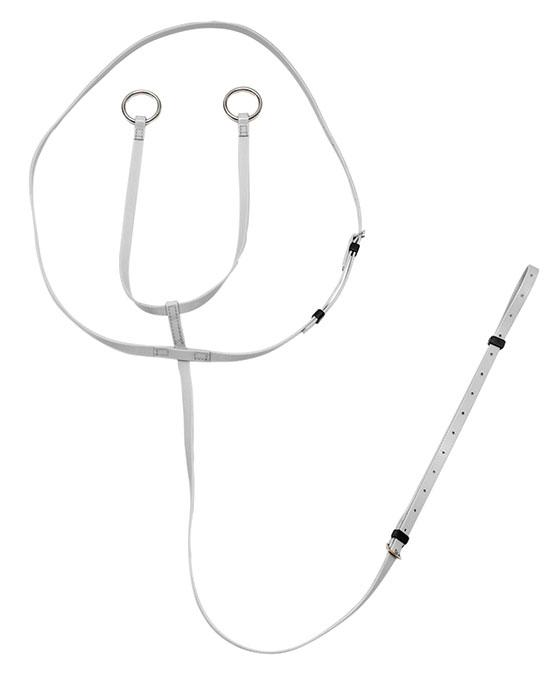 Zilco White Zilco Running Martingale 13mm