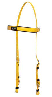 Zilco Bridle Yellow Zilco Deluxe Endurance Bridle 2 Part Stainless Steel Fitting - Bridle Part