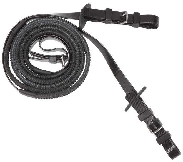 Zilco 19mm Rein Long Grip Race Reins - Black from Zilco – Riding ...