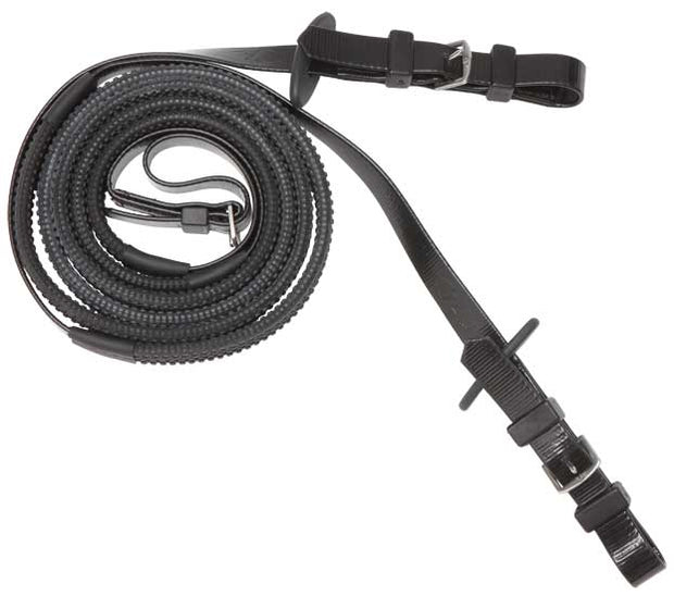 Zilco Zilco 19mm Rein Long Grip Race Reins - Black