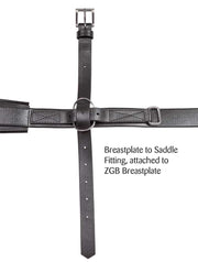 Zilco Driving Harness Zilco ZGB Breastplate to Saddle Fitting